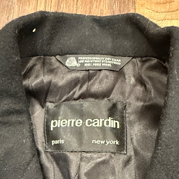 Vintage Pierre Cardin Elegant Black Wool Jacket - Picture 2 of 8